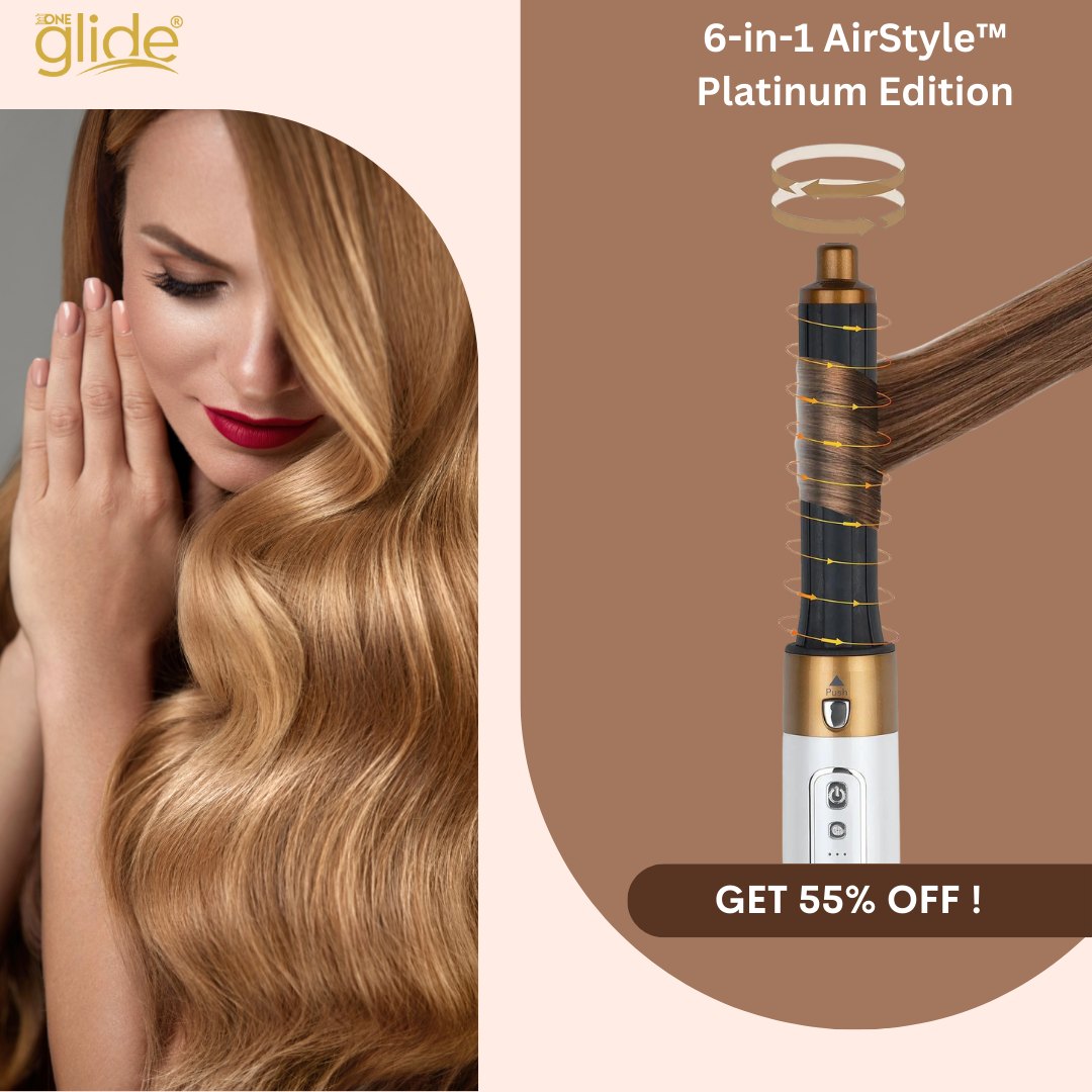 One Glide® 6-in-1 AirStyle™ Platinum Edition