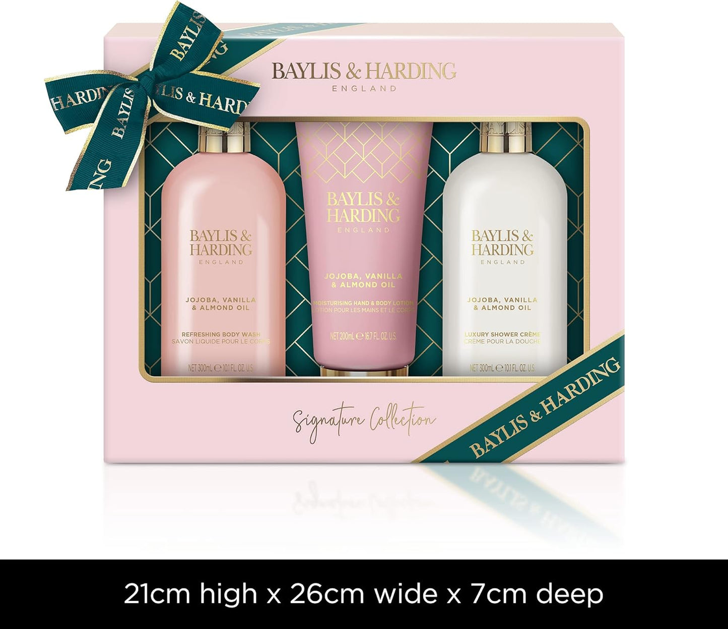 Baylis & Harding Jojoba, Vanilla & Almond Oil 3-Piece Set