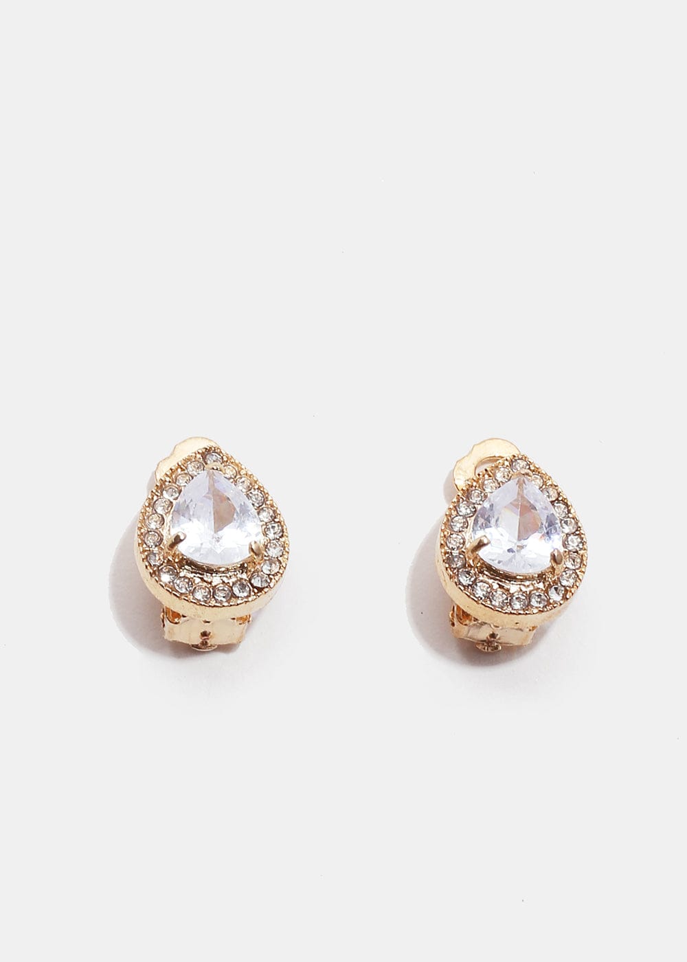 Teardrop Clip-On Earrings