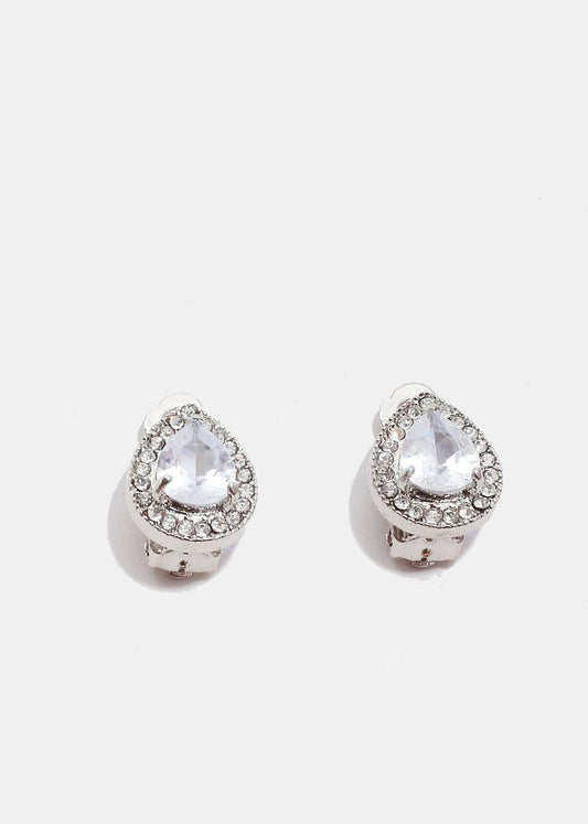 Teardrop Clip-On Earrings