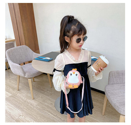 Pink Penguin Girls shoulderbag