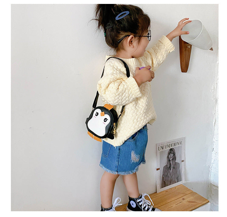 Pink Penguin Girls shoulderbag