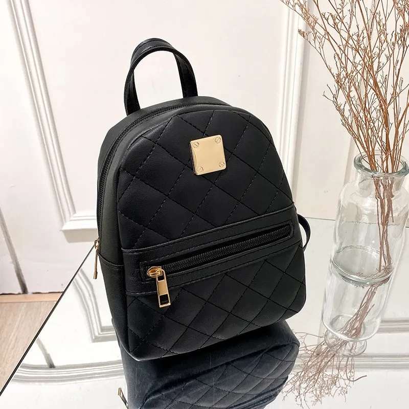 Black Mini Backpack