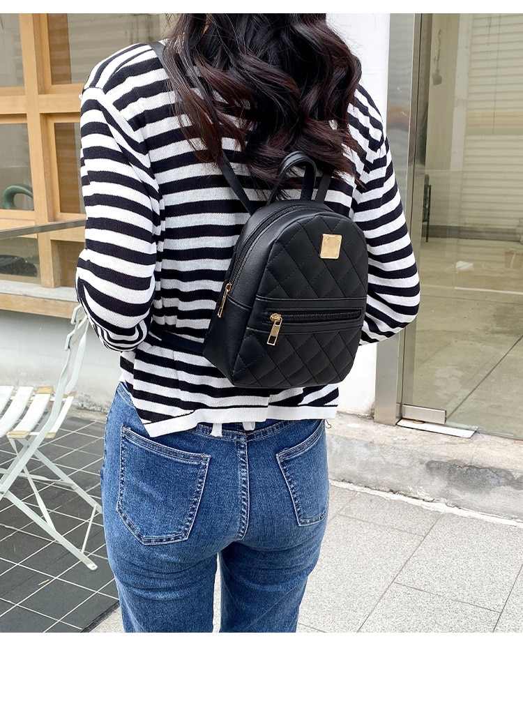 Black Mini Backpack