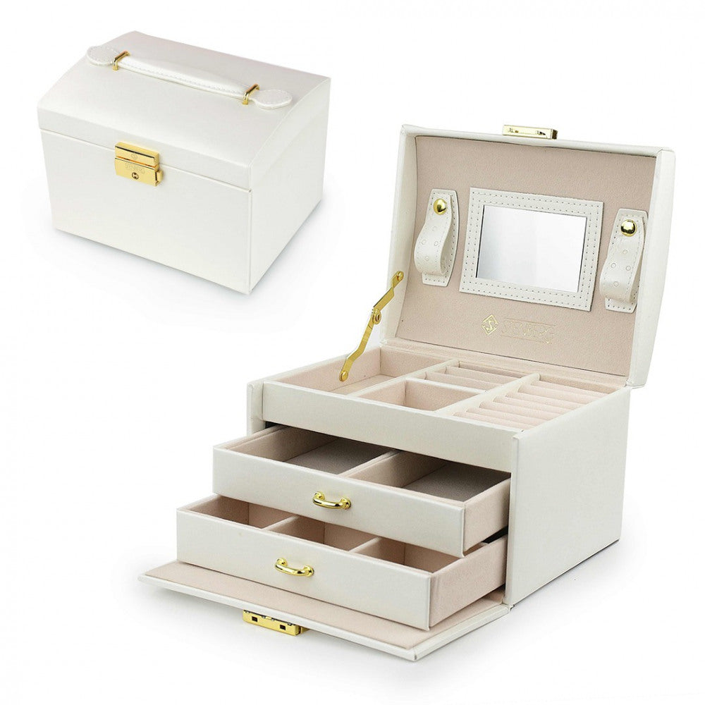 Cream Jewellery Case