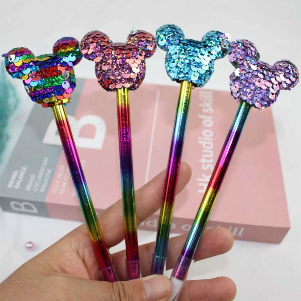 Mickey ears sequin pens