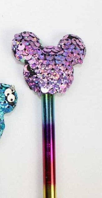 Mickey ears sequin pens