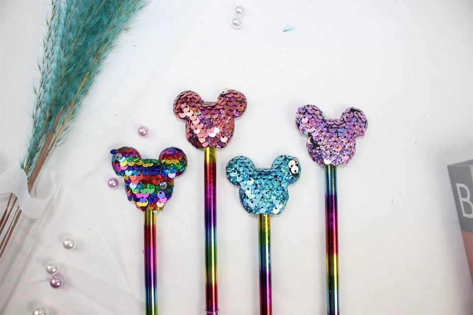 Mickey ears sequin pens