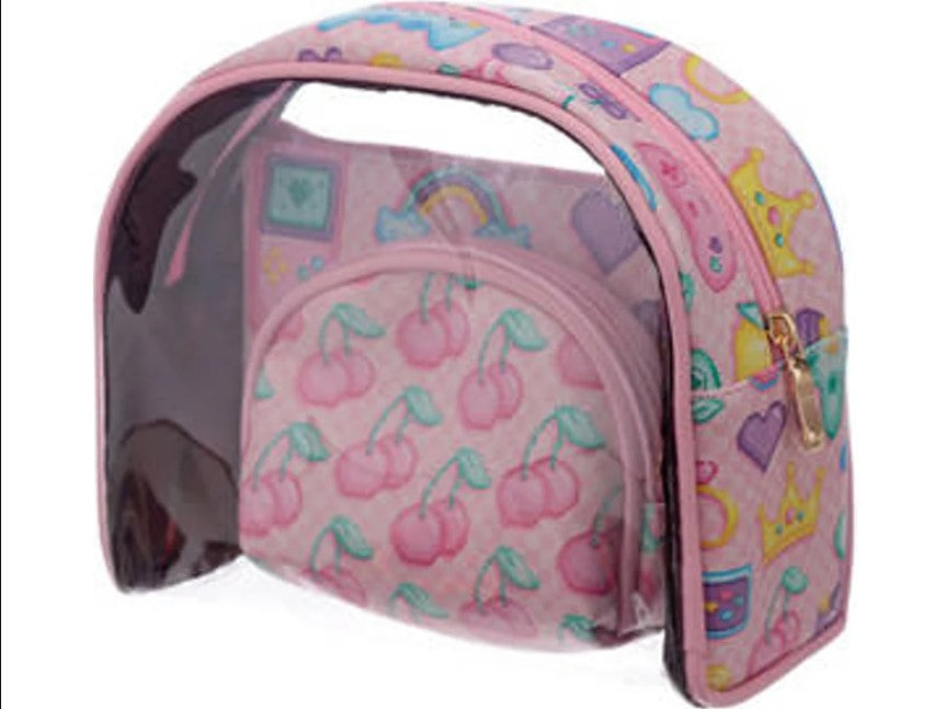 x3 Cosmetic Bags Game Over
