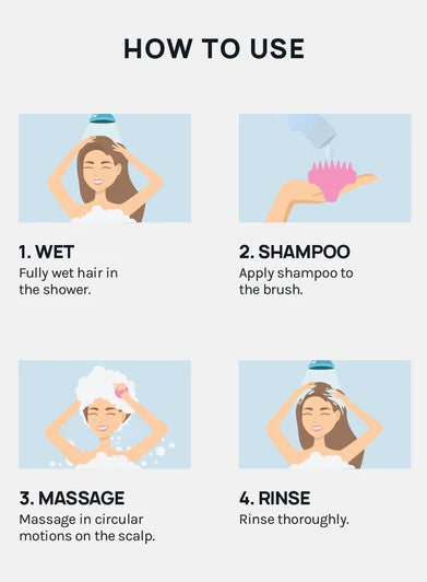 Hair Scalp Massager Shampoo Brush