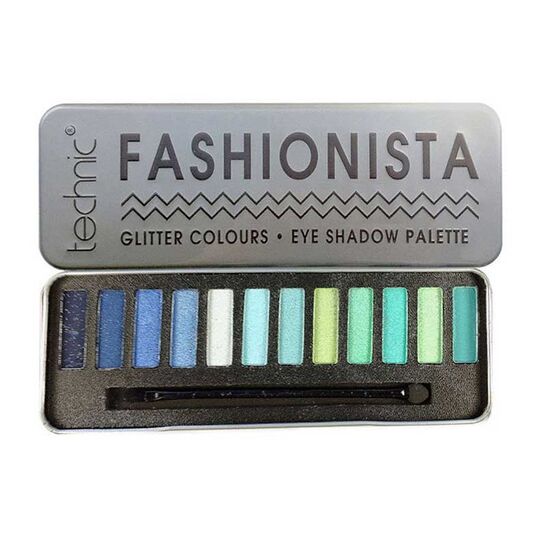Technic Fashionista Glitter Colours Eyeshadow Palette