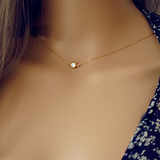 Back Necklace - Gold