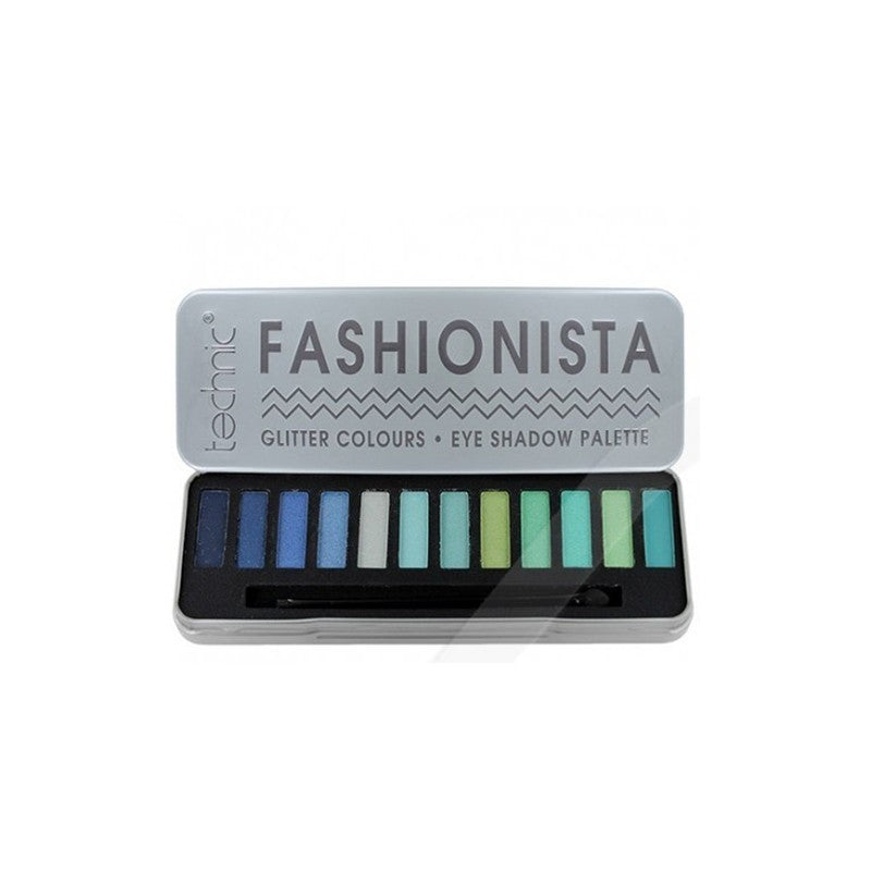 Technic Fashionista Glitter Colours Eyeshadow Palette