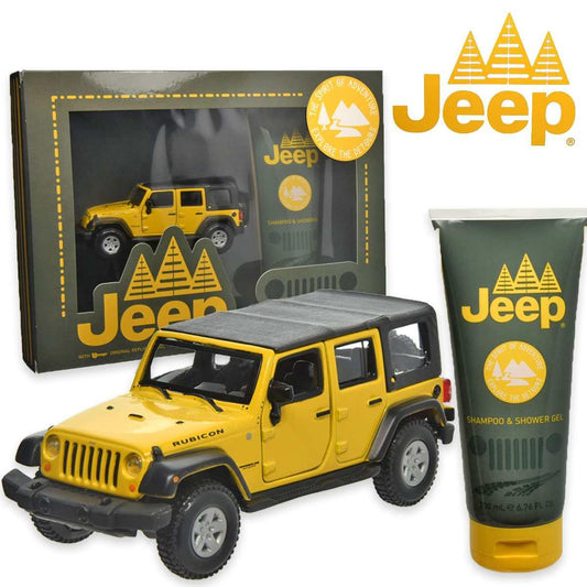 Jeep shower gel 250 ml with Jeep Rubicon model - gift set