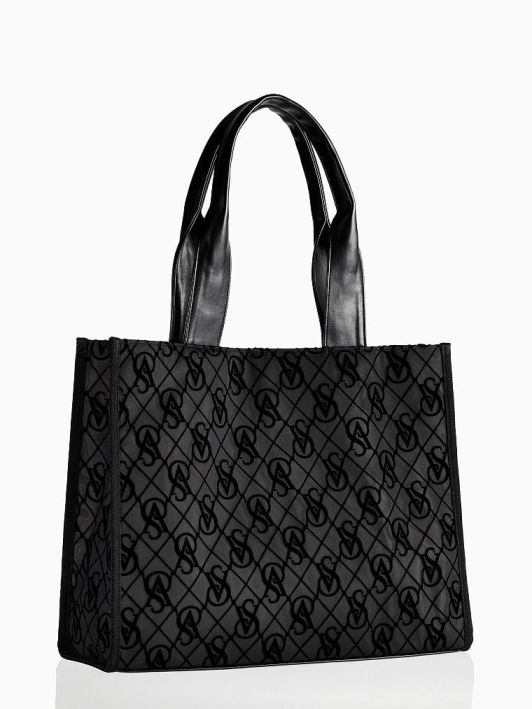 Victoria's Secret Tote Black VS Bag