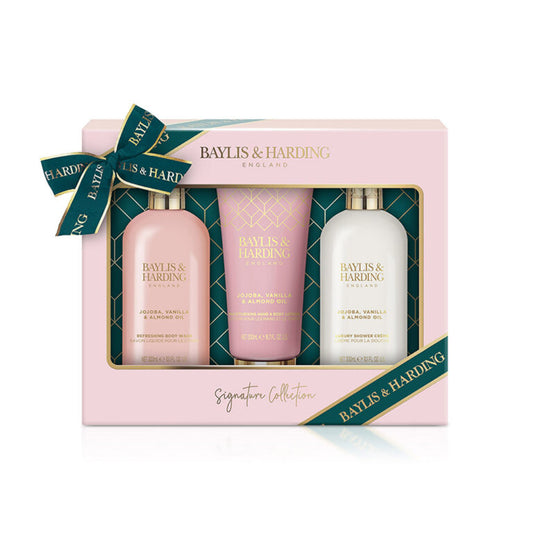 Baylis & Harding Jojoba, Vanilla & Almond Oil 3-Piece Set