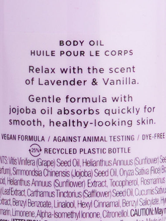 Lavender & Vanilla Relax Body Oil