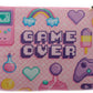 x3 Cosmetic Bags Game Over