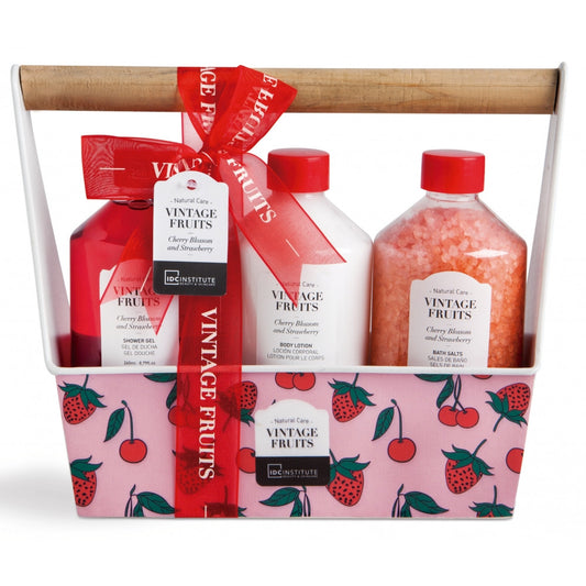 Vintage Fruits, Cherry Blossom & Strawberry Gift Set