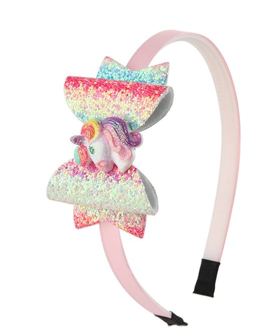Unicorn Girls Glitter Headband No 2